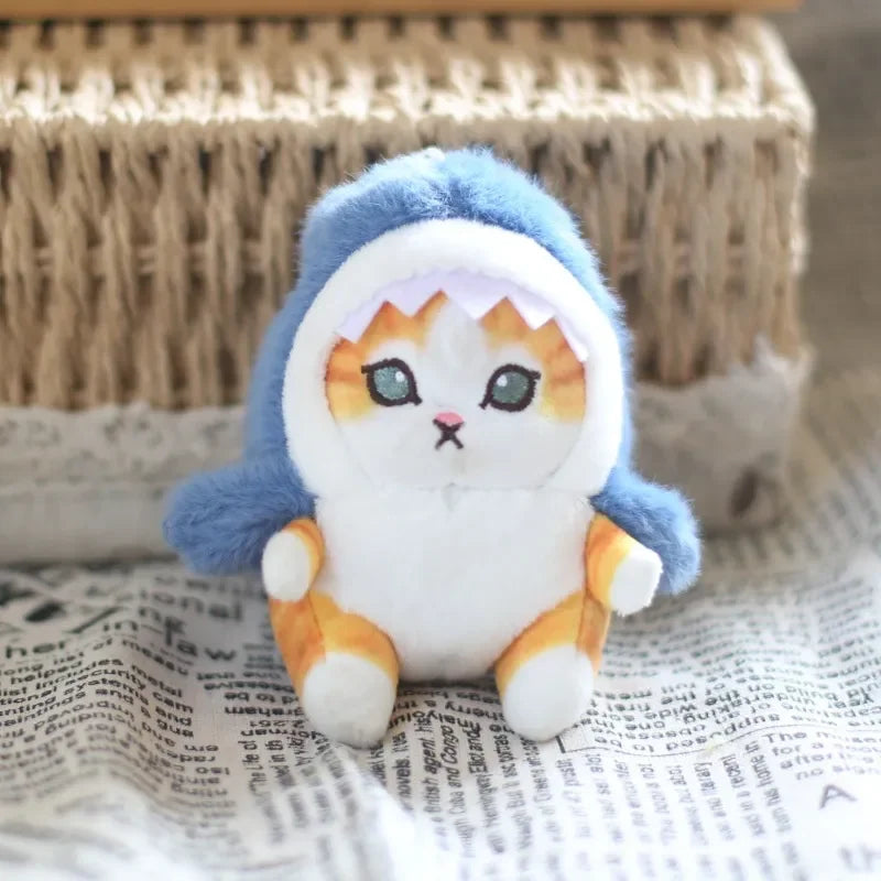 Mofusand Cat Shark Cosplay Keychain