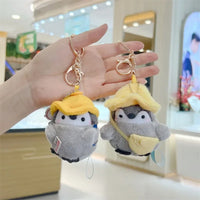 Globetrotter Penguin Plush Keychain