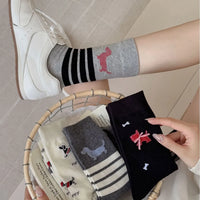 T-Brownie Preppy Pup Socks (Set of 4)