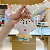 Shinichan Bubble Blower Plush Keychain