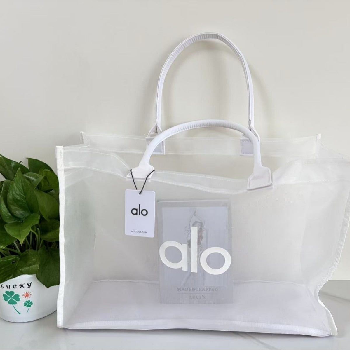 Alo Transparent Mesh Bag