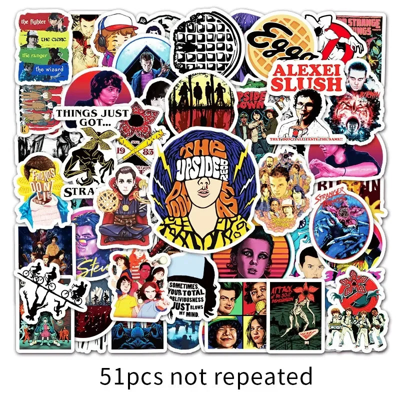 Stranger Things Sticker Pack (50 Pcs)