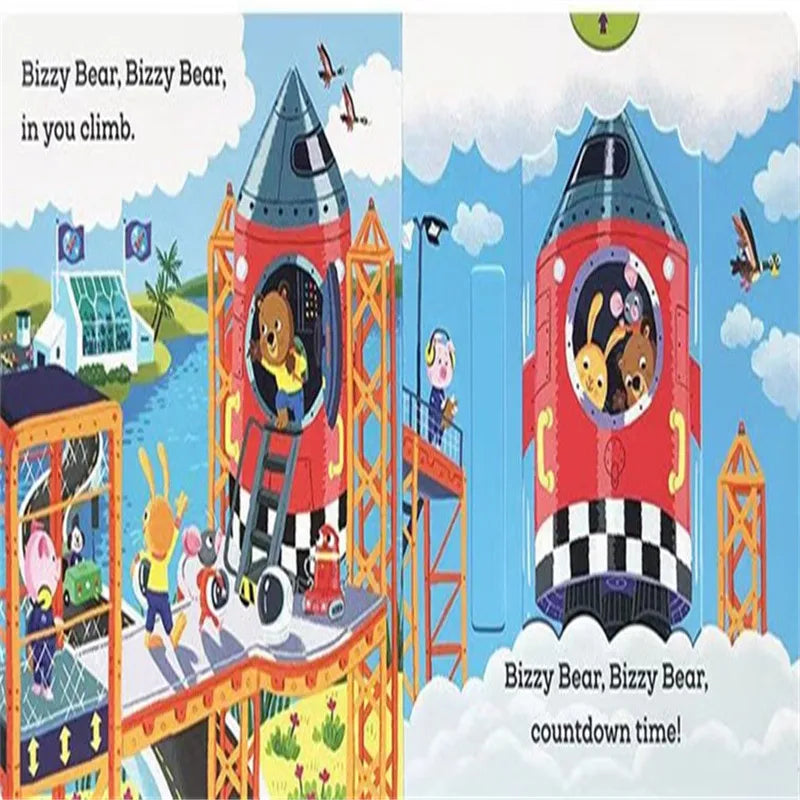 Bizzy Bear Interactive Push-Pull Board Book Collection