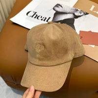 Lora Pianei Corduroy Soft-Top Baseball Cap