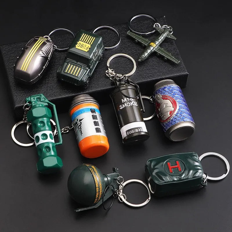 PUBG Battlegrounds Artillery Metal Keychains
