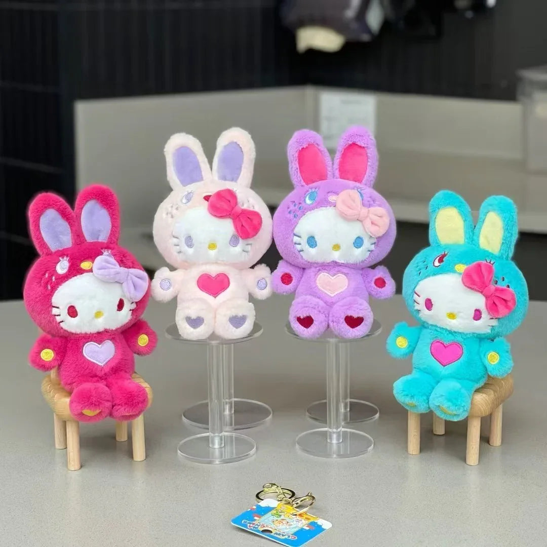 Hello Kitty Bunny Cosplay Keychain