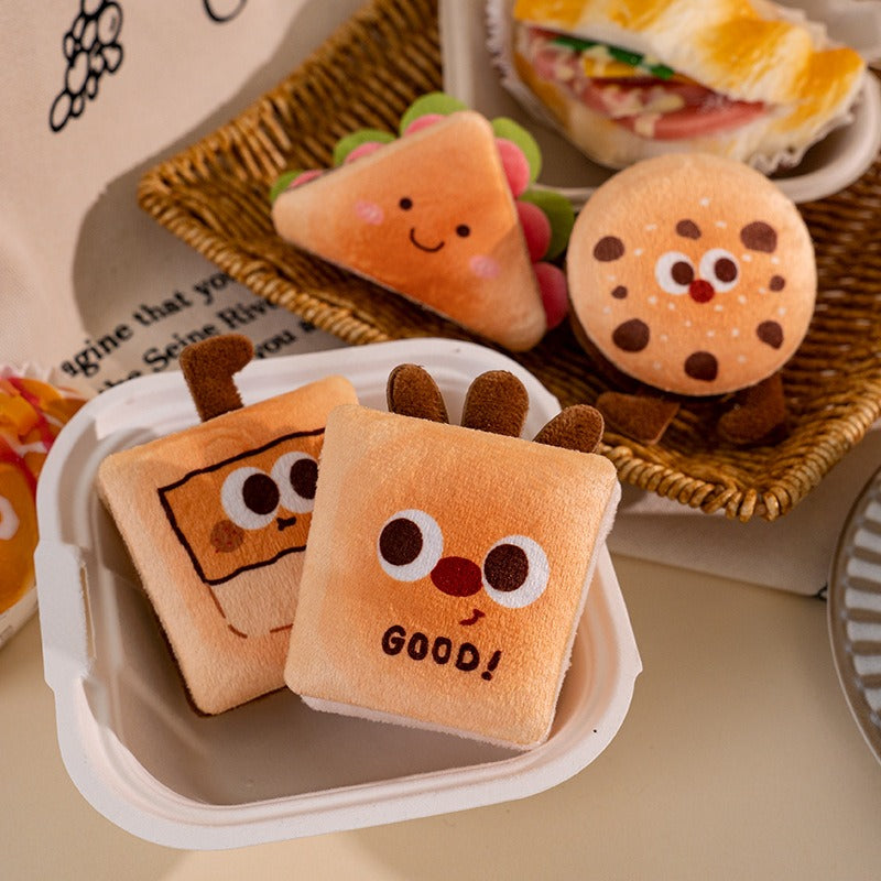 Mini Gourmet Snacks Plush Keychain