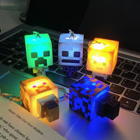 Minekraft Glow Buds LED Keychain
