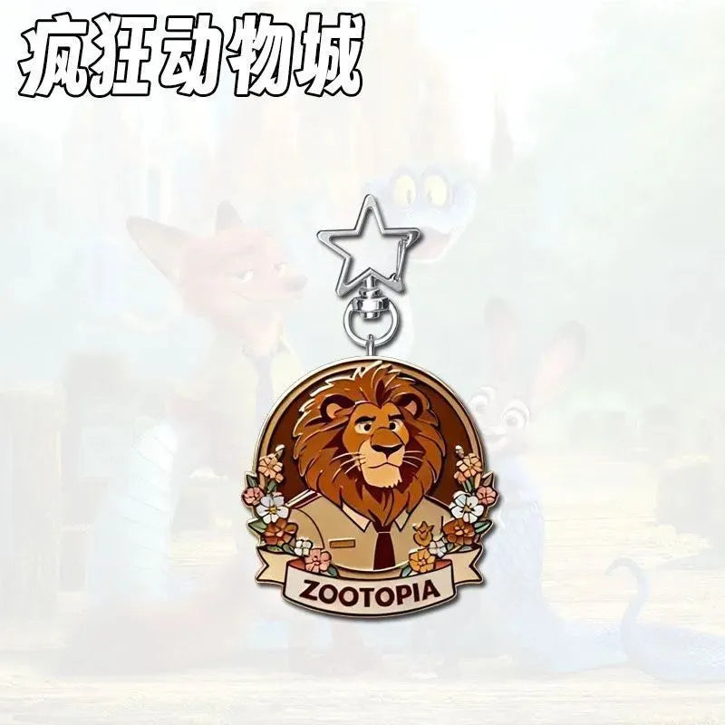 Zootopia Metropolis Medallion Acrylic Bag Charm