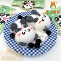 Fluffy Panda Slow-Rebound Squishy Toy