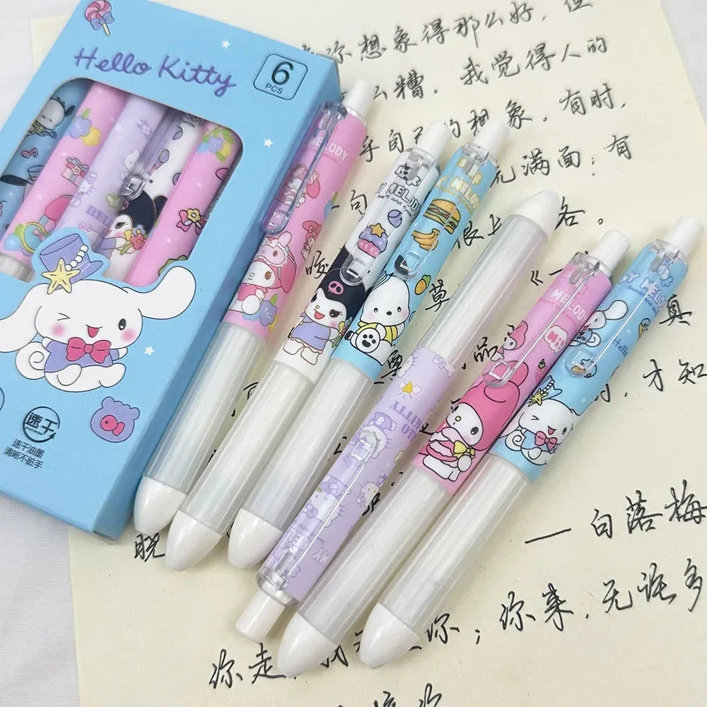 Sanliou Chubby Feels Gel Pen (Set of 6)