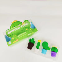 Creative Potted Cactus Eraser (Set of 4)