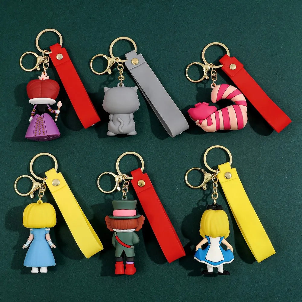 Alice In Wonderland 3D Keychain