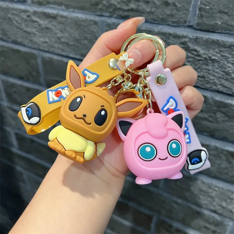 Poke Mischief Face 3D Keychain