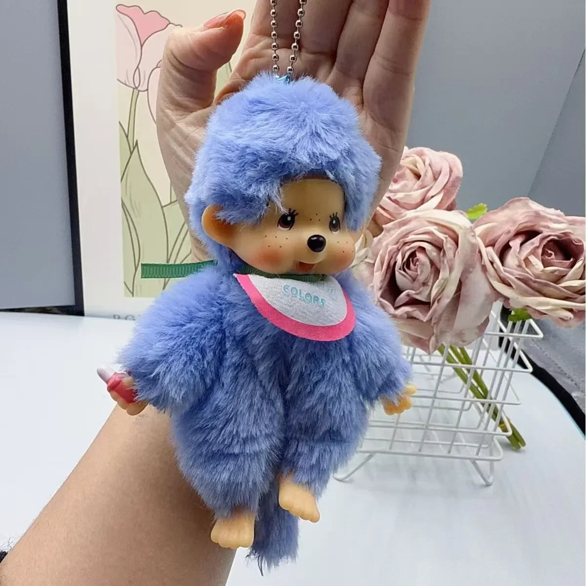 Monchichi Color Series Plush Keychain