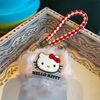 Sanrio Fluffy Pom Pom Keychain