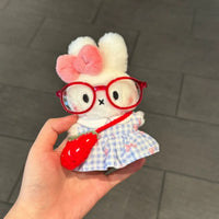 Little Nerd Miffy Plush Keychain