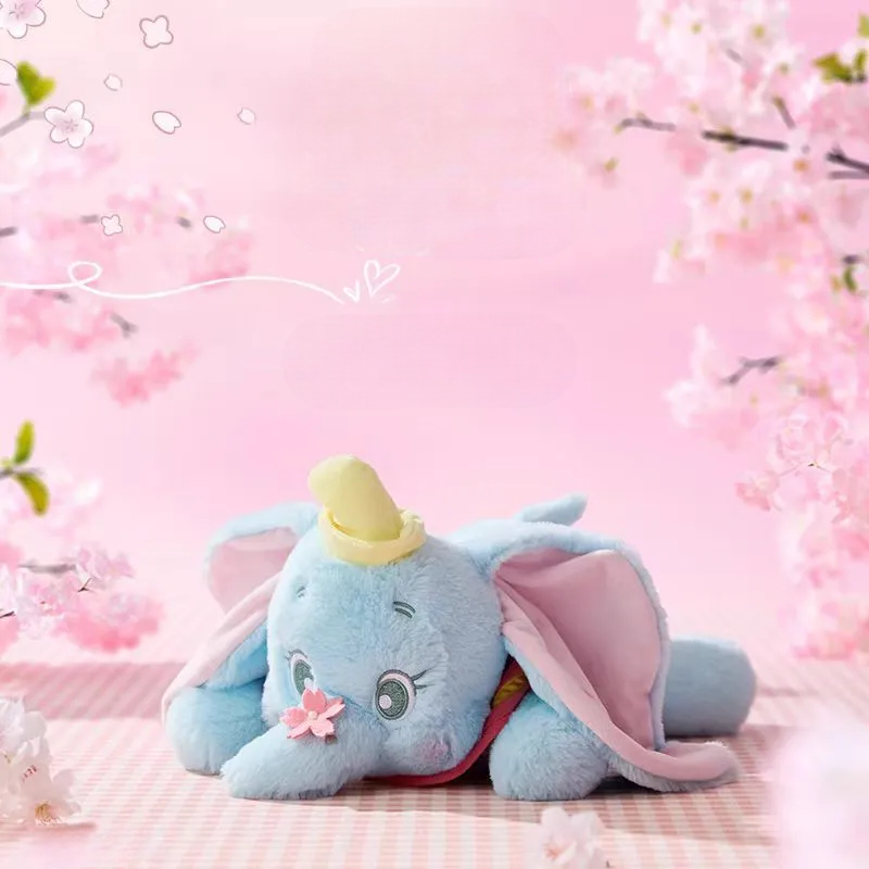Cherry Blossom Sleeping Dumbo Plush (40 cm)