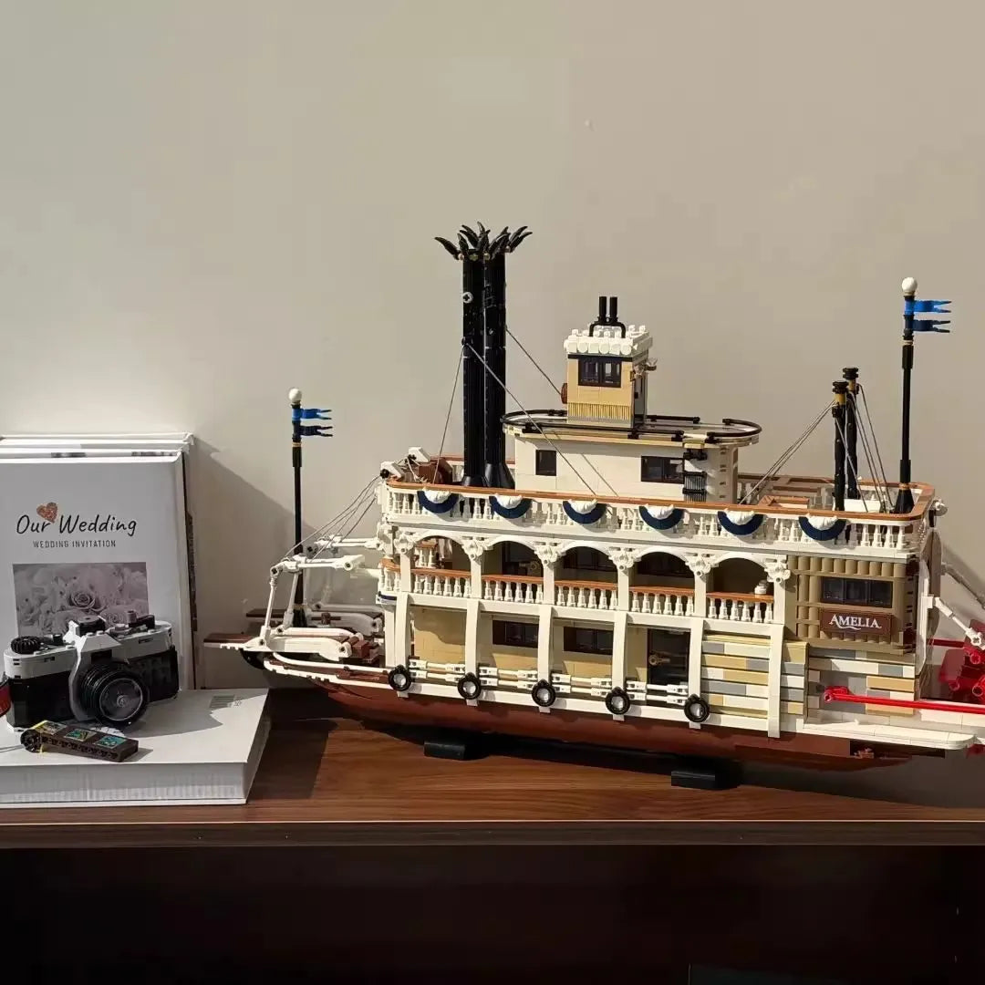 Ideas River Steamboat Building Blocks (2125 Pcs)