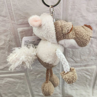 Wolf as Sheep Plush Keychain