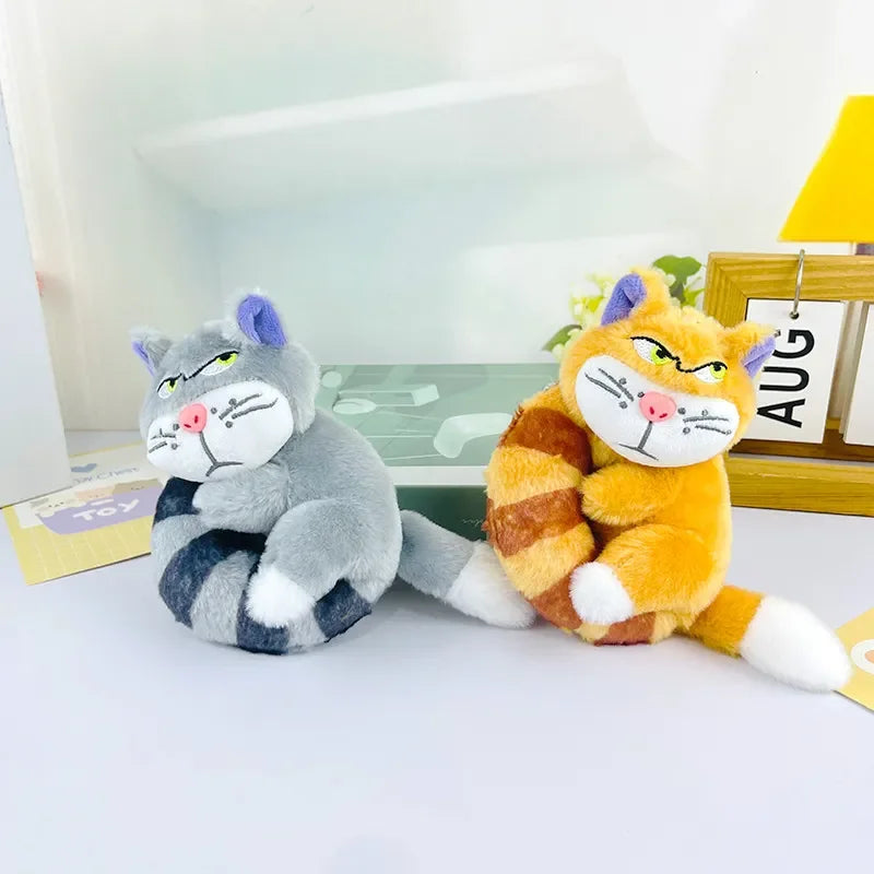 Lucifer Cat Grump Tales Plush Keychain