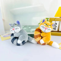 Lucifer Cat Grump Tales Plush Keychain