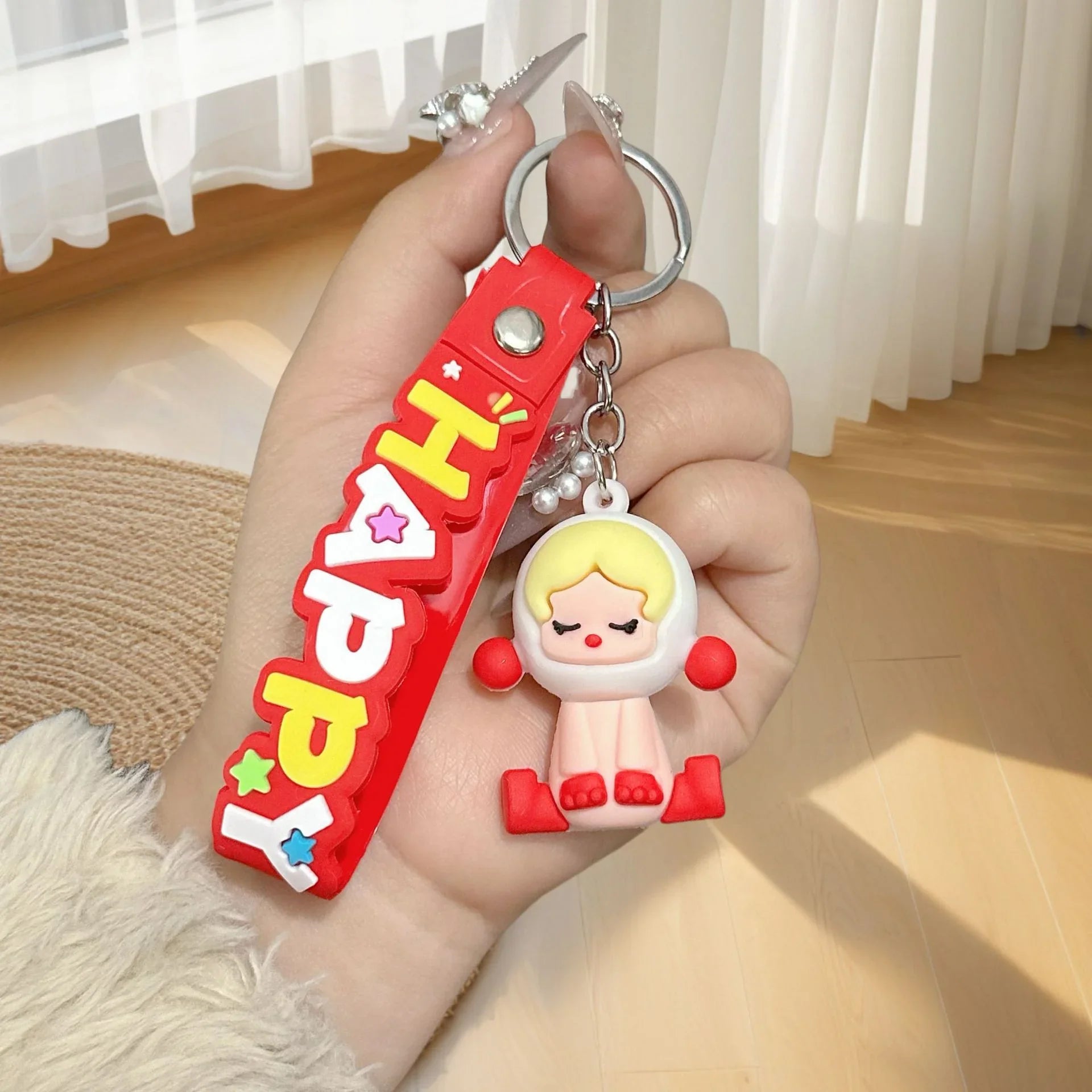 Skullpanda Matte Doll Keychain