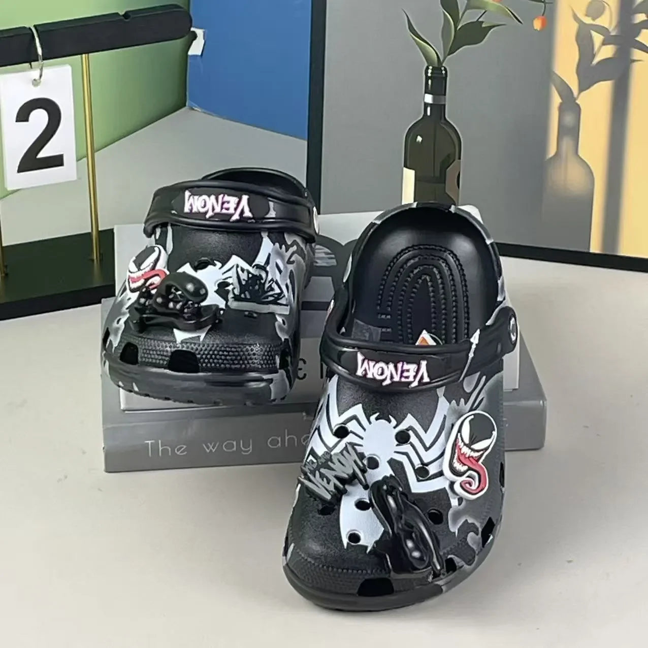 Venom Symbiote Comfy Clogs