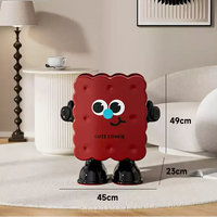 Kawaii Cookie Premium Living Room Trash Can