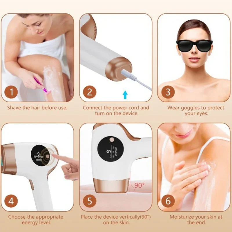 Glacia Frost Glide Laser Hair Removal Device
