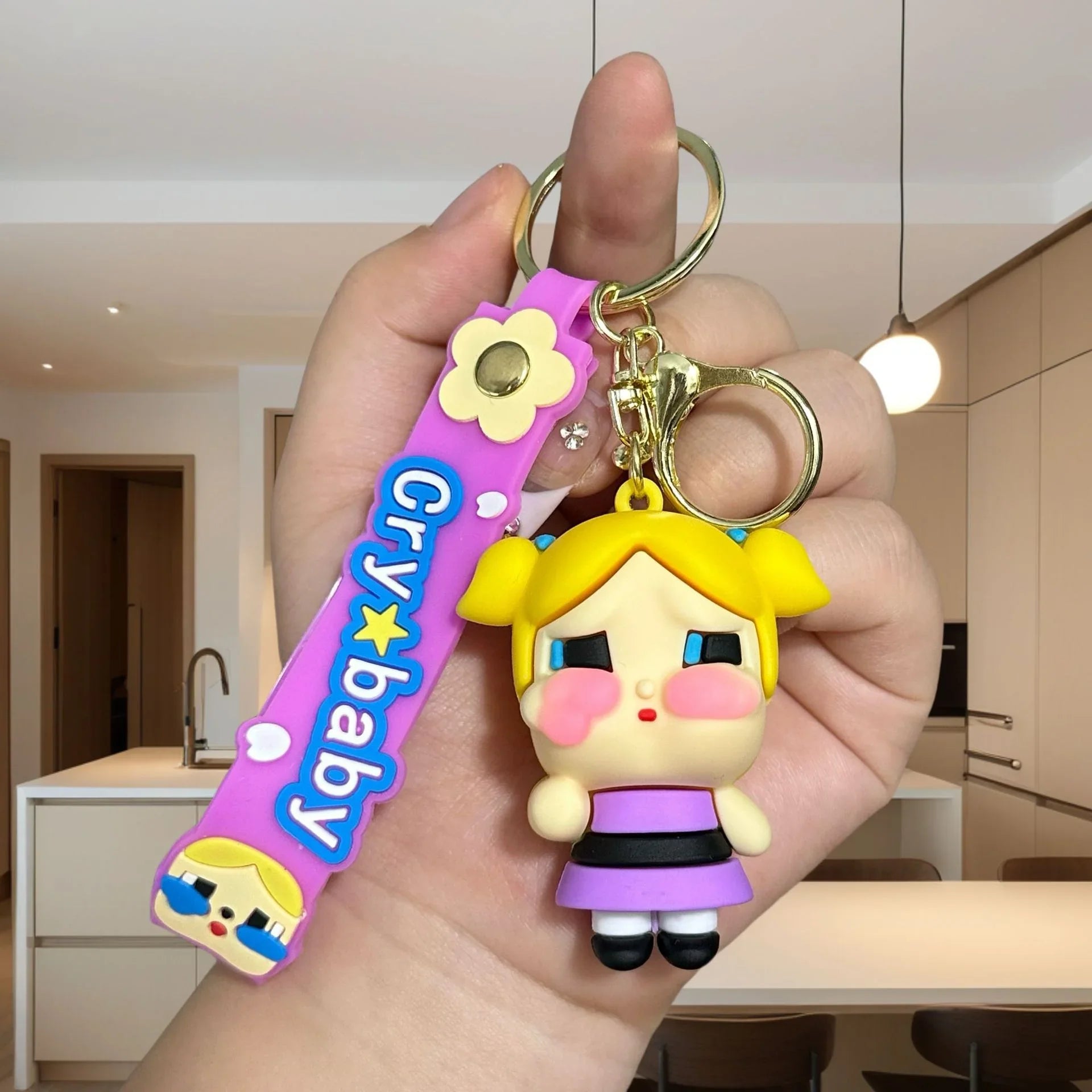 Cry Baby Bubble Aura Keychain