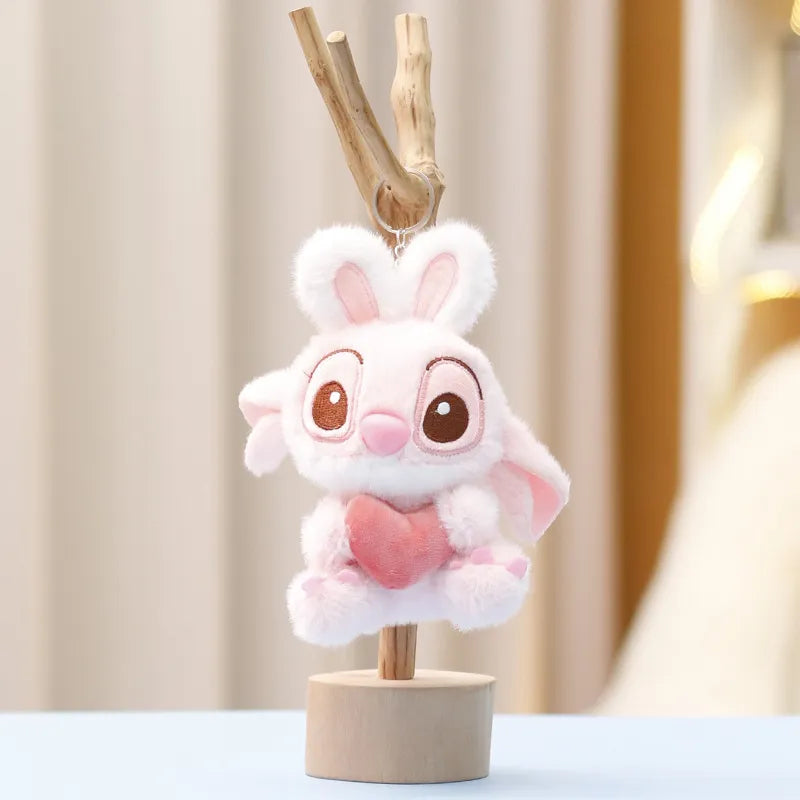 Cosmic Alien Bunny Snuggler Keychain