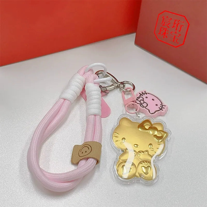 Sanliou Icons 20mg Gold Charm Keychain