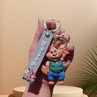 Zootopia 2 Character Lanyard Strap 3D Keychain