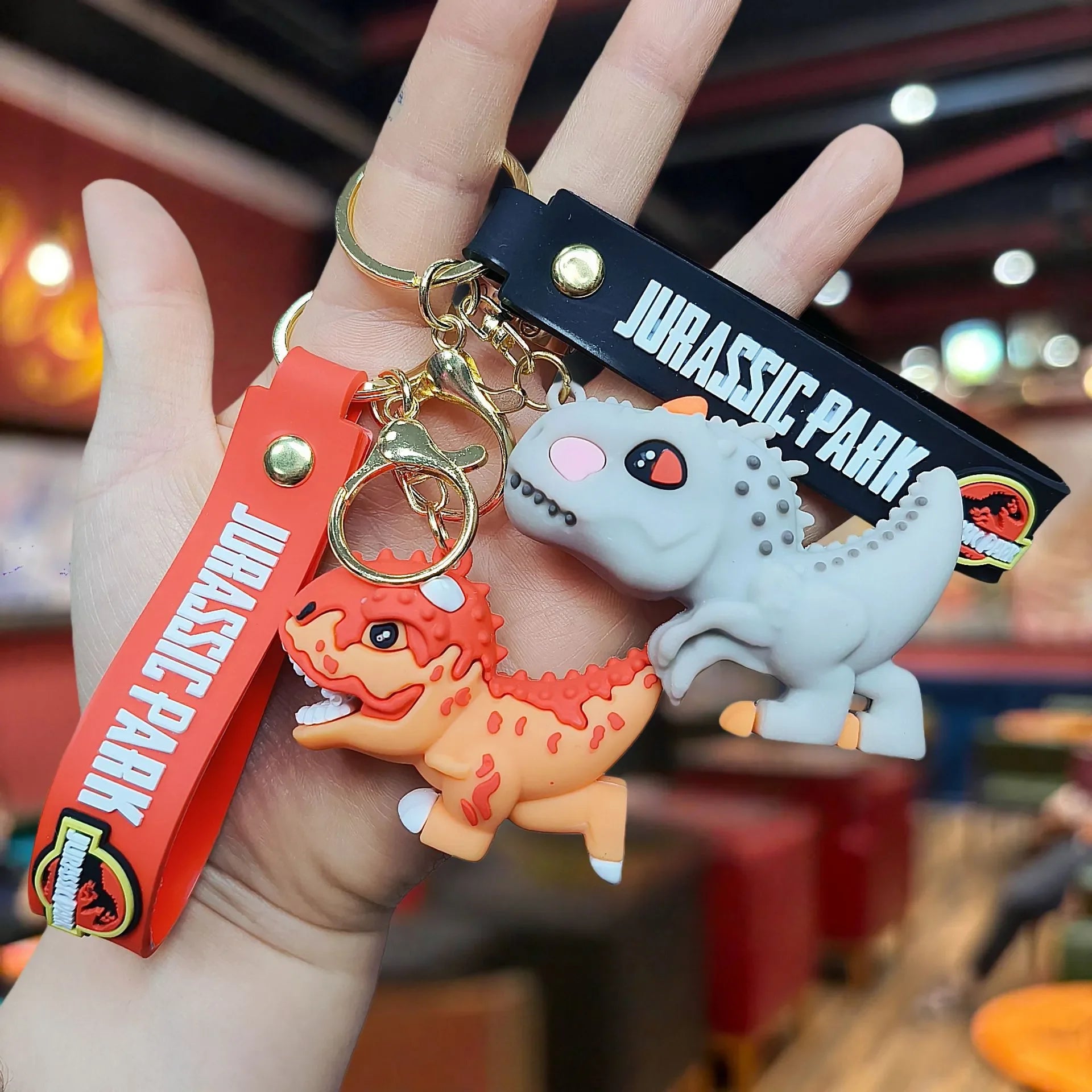 Jurassic Park Roaring Relic Keychain