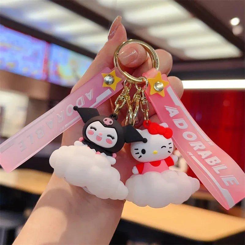 Dreamy Characters Cloud LED Keychain