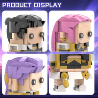 K-Pop Demon Hunters BrickHeadz MOC Building Set