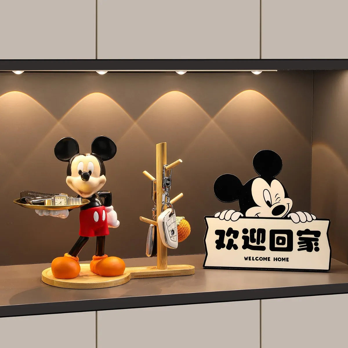 Mickey Butler Sculpted Entryway Storage Valet