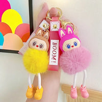 Labubu Long-Legged Plush Keychain