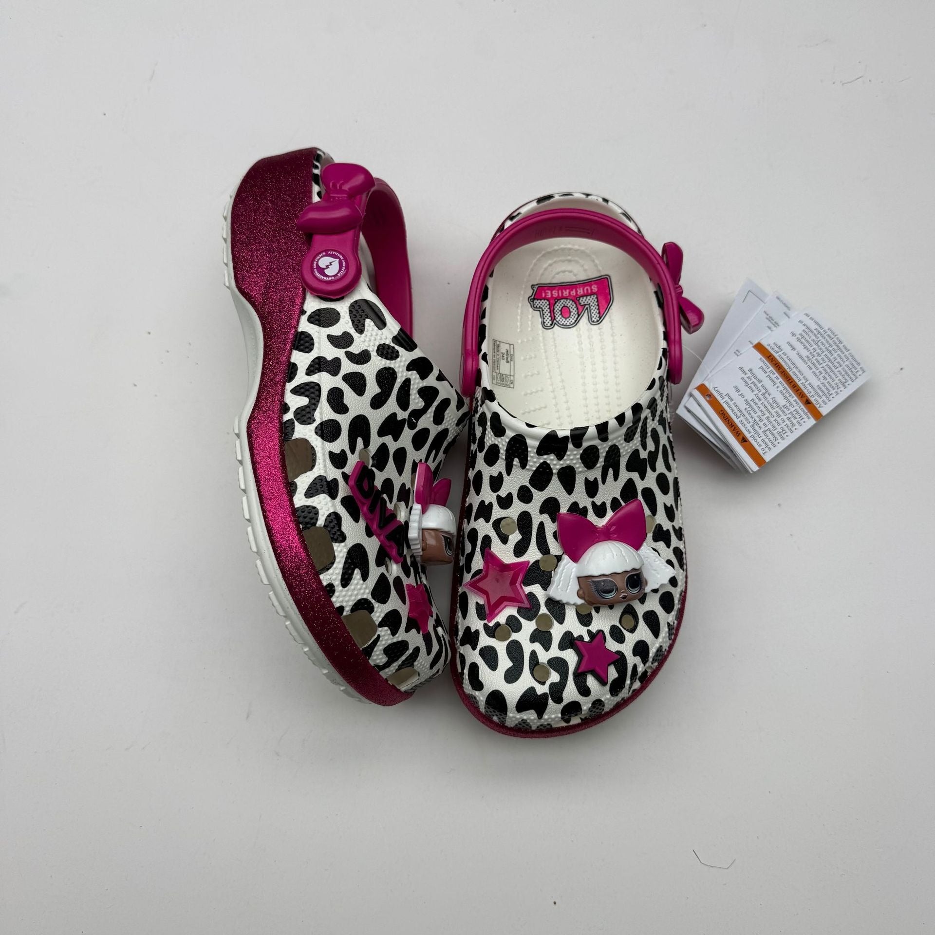 LOL Surprise Diva Leopard Slip-On Clogs