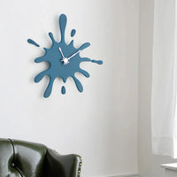 Chroma Splash Paint Splatter Wall Clock