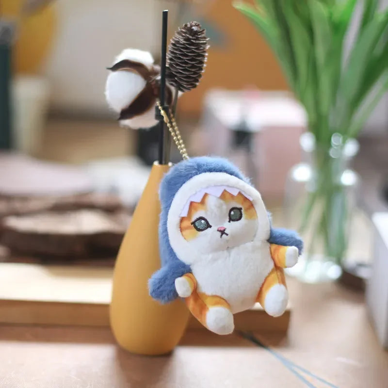 Mofusand Cat Shark Cosplay Keychain