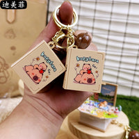 Pop-up Chill Capybara Folding Keychain