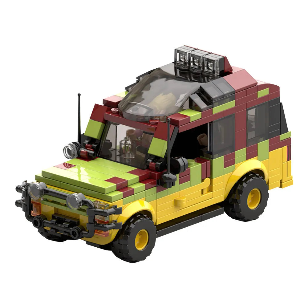 Jurassic Park Ford Explorer MOC Building Set