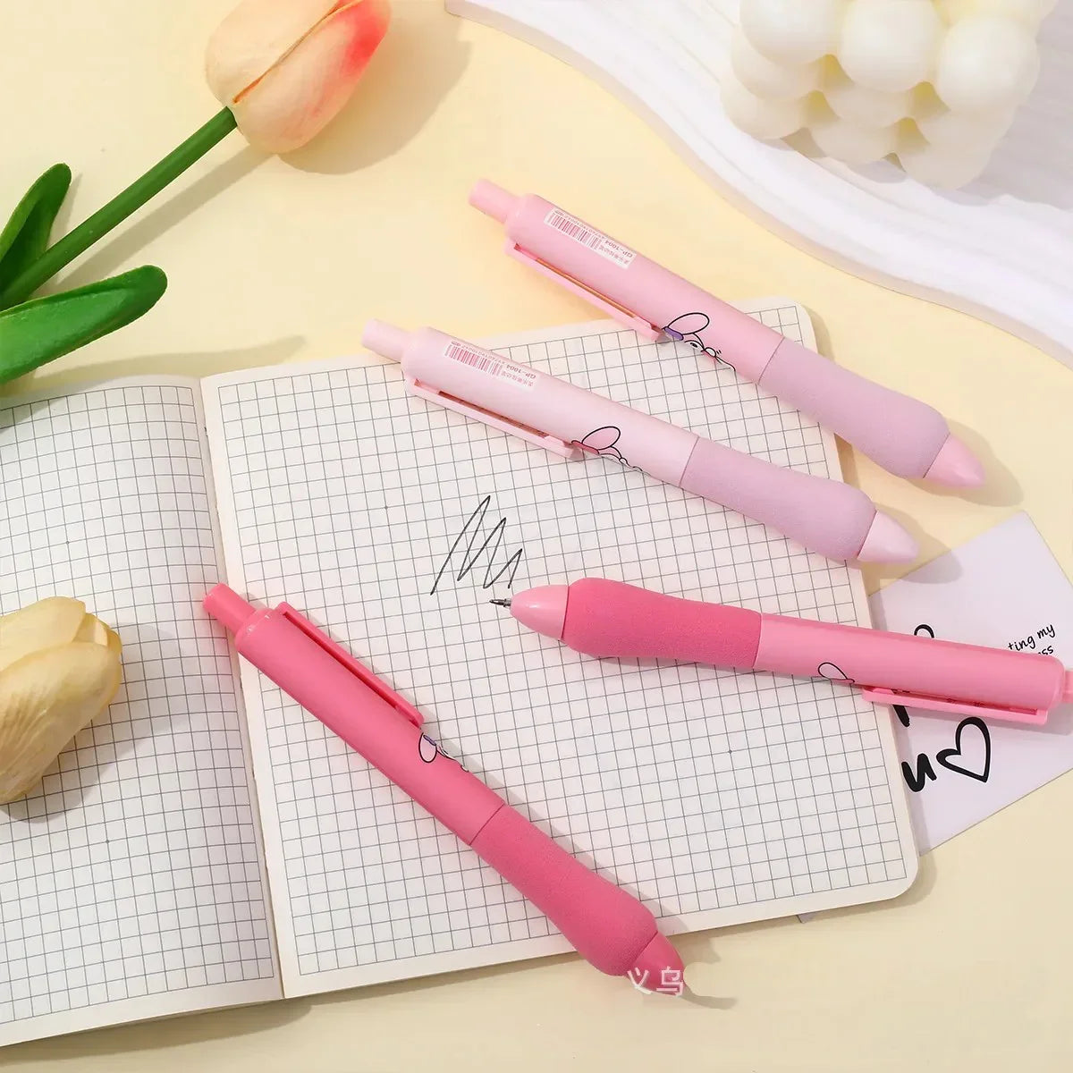 Sanrio Sponge Grip Gel Pen (Set of 4)