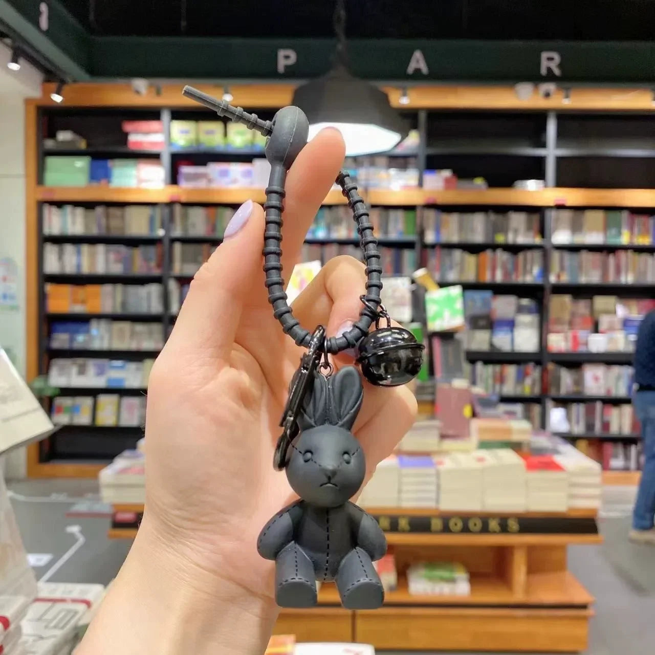 Impassive Rabbit Chonky Keychain