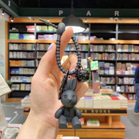 Impassive Rabbit Chonky Keychain