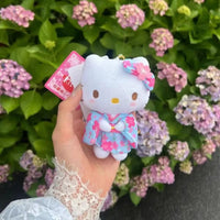 Hello Kitty Blue Kimono Plush Keychain