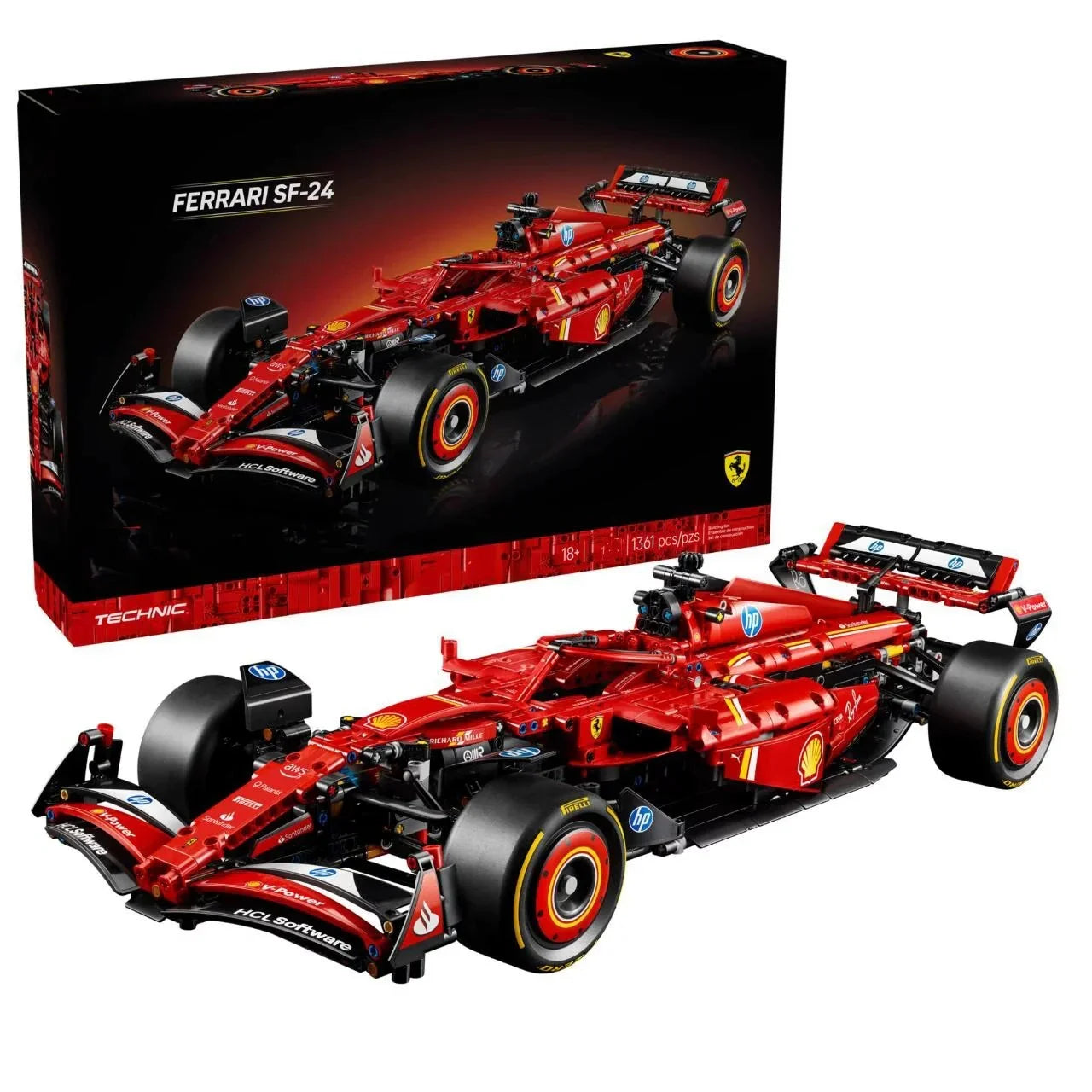 Technic Ferrari SF-24 F1 Building Blocks (1362 Pcs)