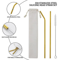 Vibrant Metal Straw Set for Stanley Cup (Pack of 2)
